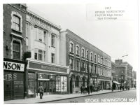 Marks & Spencer, 154-6 Stoke Newington High Street: new frontage 1961