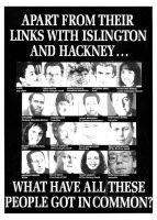 Apart from their links with Islington and Hackney...what have all these people got in common?