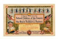 A Signal Wish from the School Children of the Empire who sent Christmas Gifts to Our brave Soldiers & Soldiers 1916