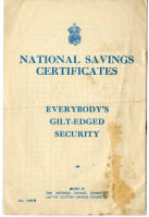 National Savings certificate : National Savings Certificates, Everybody's Gilt - Edged Security