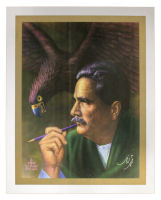 The poet Muhammad Iqbal (Allama Iqbal)