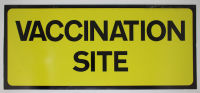 Sign: Vaccination Centre