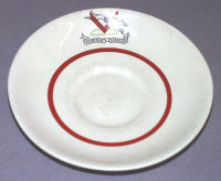 Commemorative saucer - Clapton Stadium