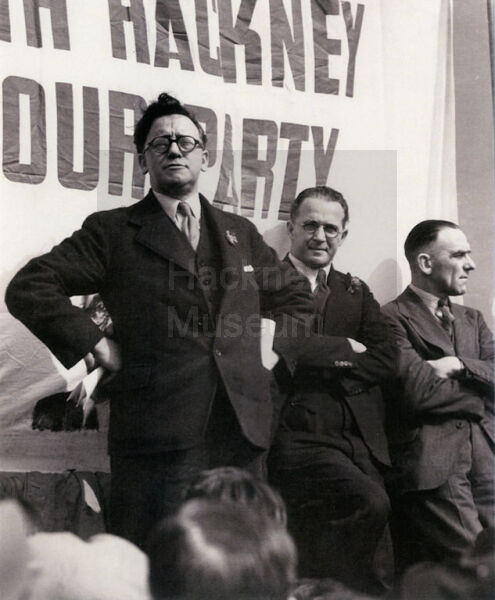 Image of Photograph of Herbert Morrison at a May Day parade