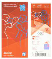 Boxing 2012 Olympic Ticket 