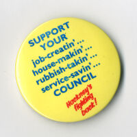 Badge - Hackney's fighting back!