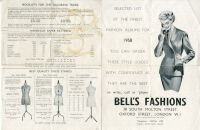Leaflet: Bell's Fashions Leaflet: Bell's Fashions
