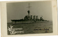  Christmas greeting HMS Penelope 1918