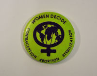 Campaign badge (contraception) : Women Decide Contraception...