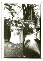 Wedding photograph (black and white)