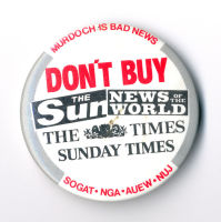 Badge - Murdoch is bad news 