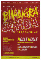 Hackney Empire poster : Bhangra Samba Spectacular