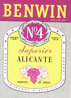 Wine label : Benwin No.4