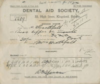 Receipt - Dental Aid Society