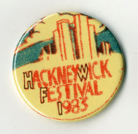 Hackney Wick Festival badge