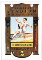 London 1908 Official Olympic poster card