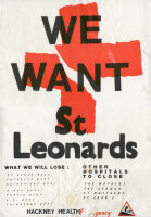 Poster: We Want St Leonards