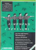 Ceili handbill : A women's ceili