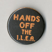 Badge - Hands Off the I.L.E.A