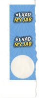 Sheet of stickers - # I HAD MY JAB