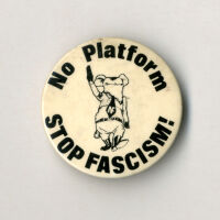 Badge - No platform stop fascism!