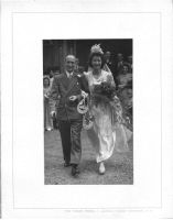 Wedding photograph (black and white)