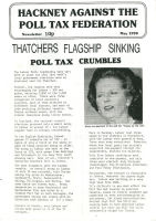Hackney Against the Poll Tax Federation newsletter