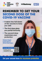 Leaflet: Remember To Get Your Second Dose