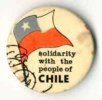Badge - solidarity with the people of Chile